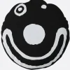 Lifestyle>10 CORSO COMO cuscino in canvas stampa Smile Nero