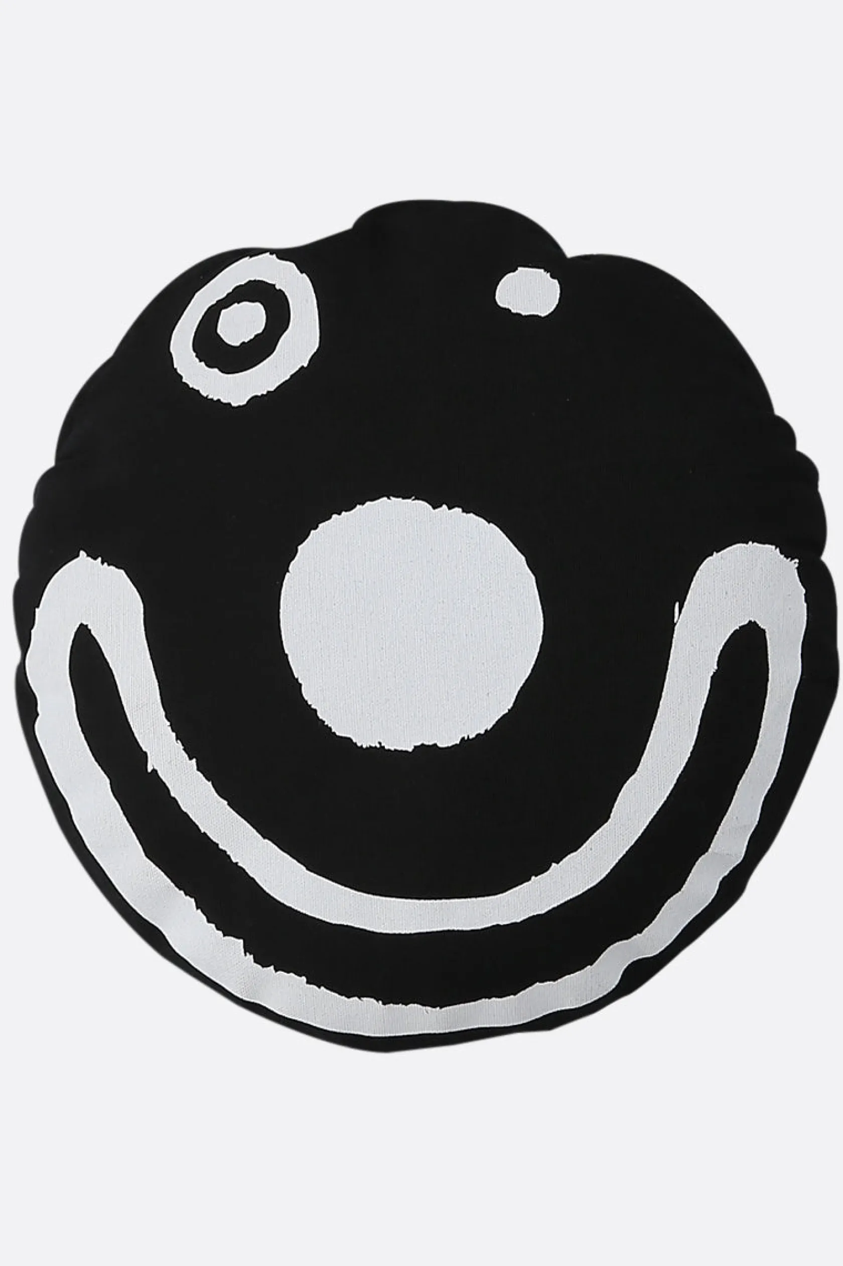 Lifestyle>10 CORSO COMO cuscino in canvas stampa Smile Nero