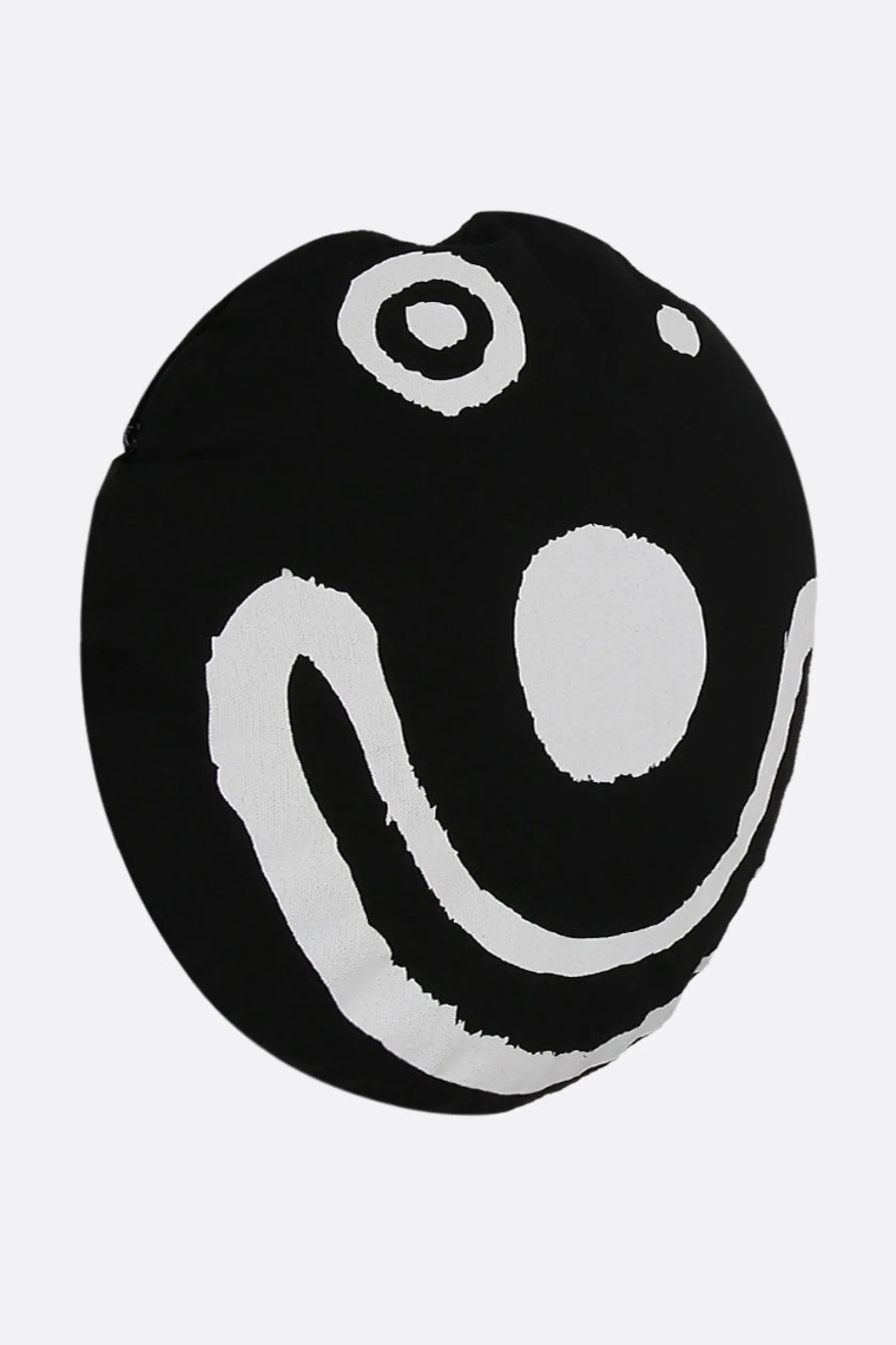 Lifestyle>10 CORSO COMO cuscino in canvas stampa Smile Nero