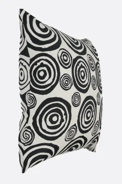 Lifestyle>10 CORSO COMO cuscino in jacquard con cerchi signature Bianco