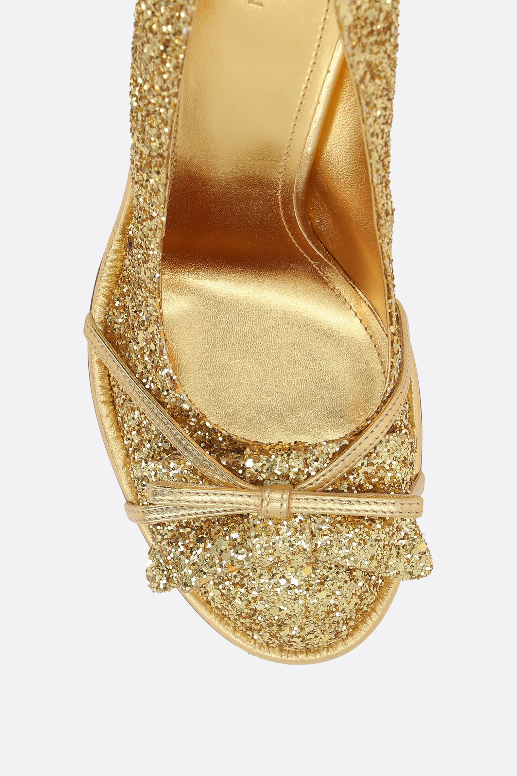 Décolletés E Slingbacks>ALL IN décolleté in pelle glitter Oro