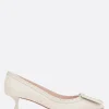 Décolletés E Slingbacks>ROGER VIVIER décolleté Viv' in The City in nappa Bianco