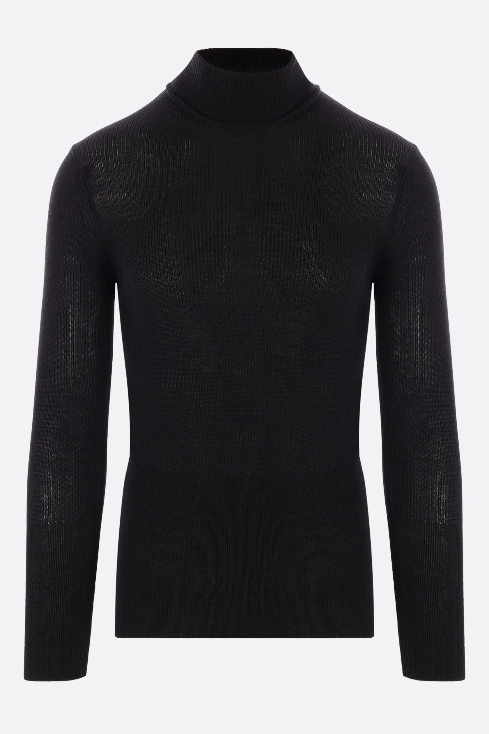 Topwear>CFCL dolcevita in lana a costine Nero