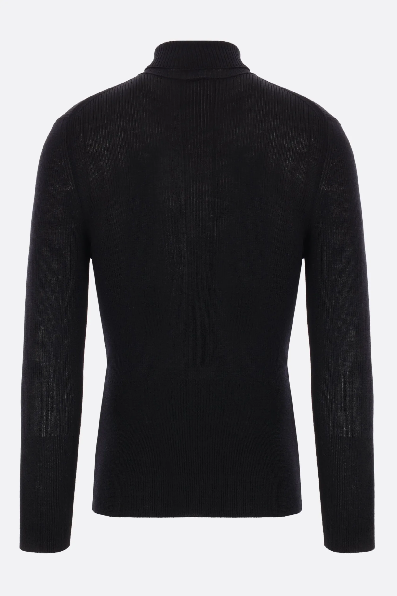 Topwear>CFCL dolcevita in lana a costine Nero