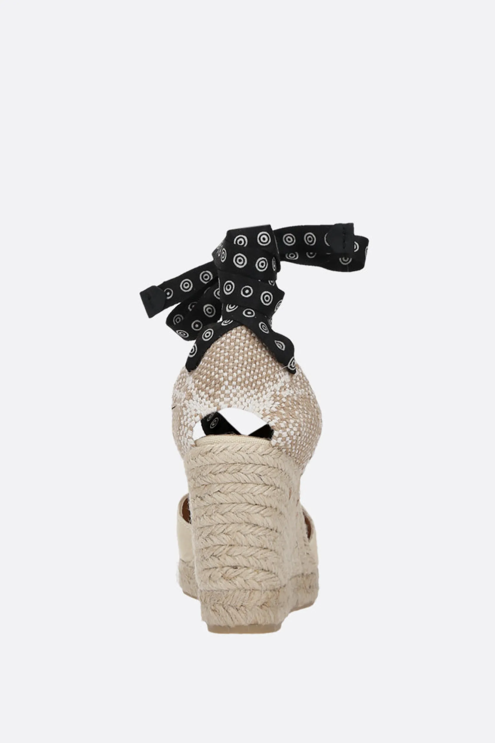Scarpe Basse>CASTAÑER X 10 CORSO COMO espadrilla con zeppa Coralia in canvas Nero