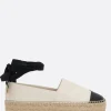 Scarpe Basse>TORY BURCH espadrilla in nappa bicolore Neutro