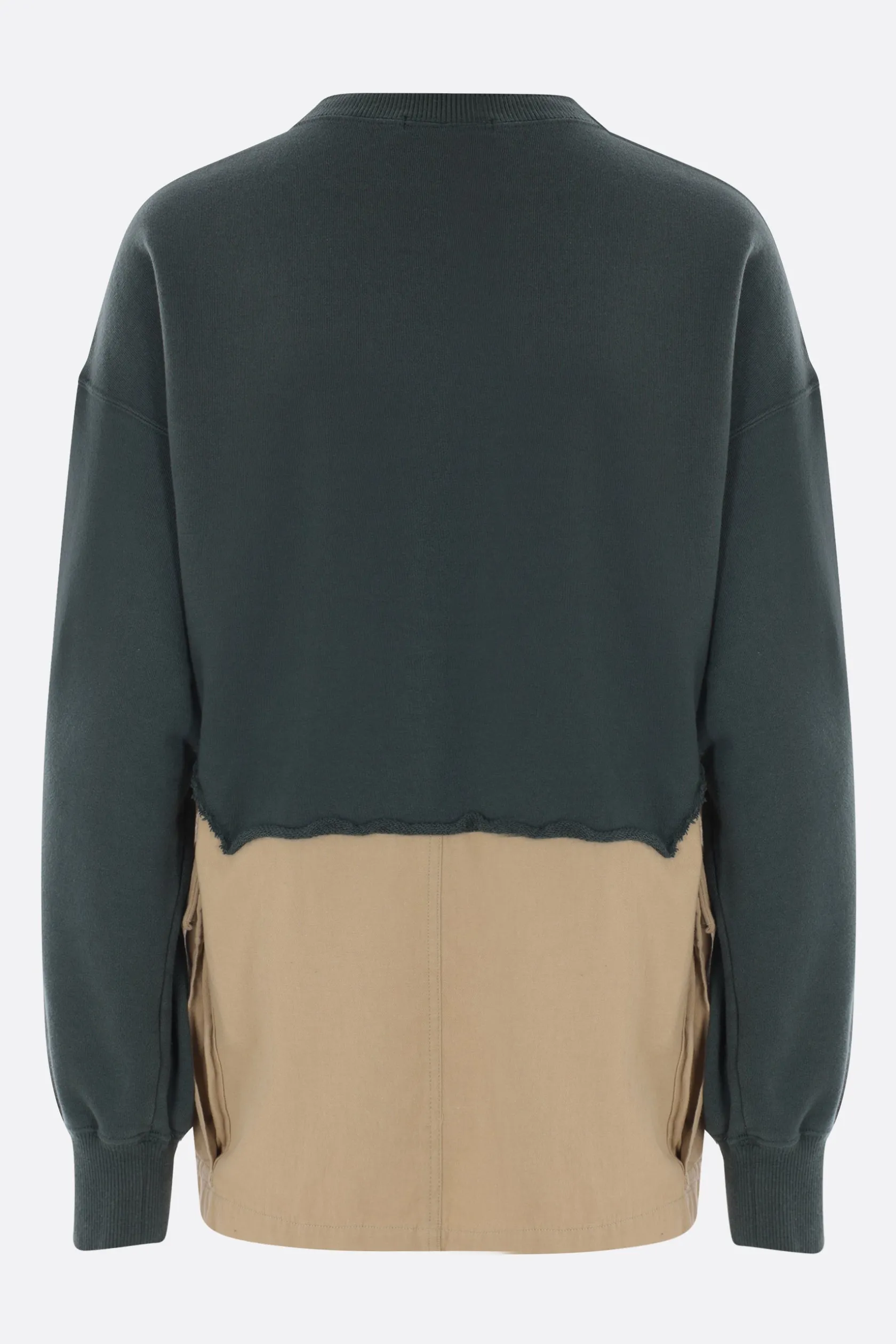Topwear>UNDERCOVER felpa destrutturata in jersey Verde