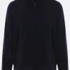 Topwear>SEASE felpa Ellen in misto lana Blu