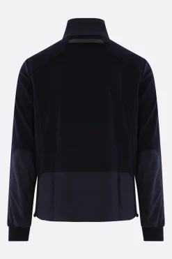 Topwear>SEASE felpa full-zip Explorer in lana tecnica Blu
