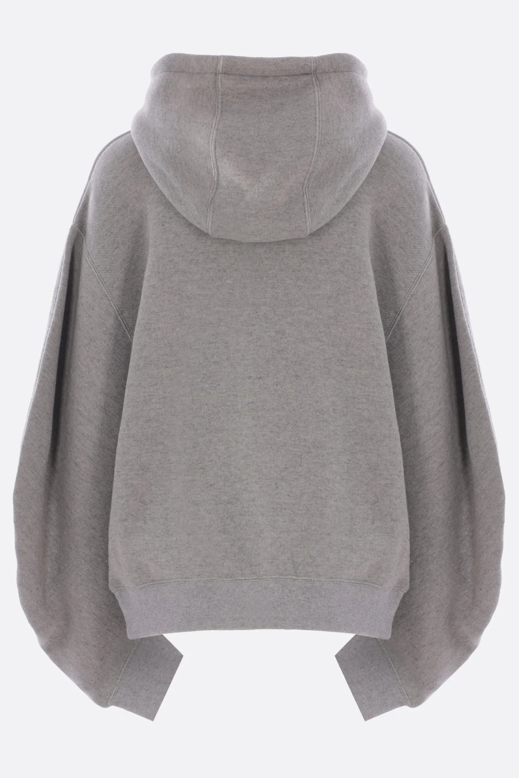 Topwear>LOEWE felpa full-zip Flamenco in jersey Grigio