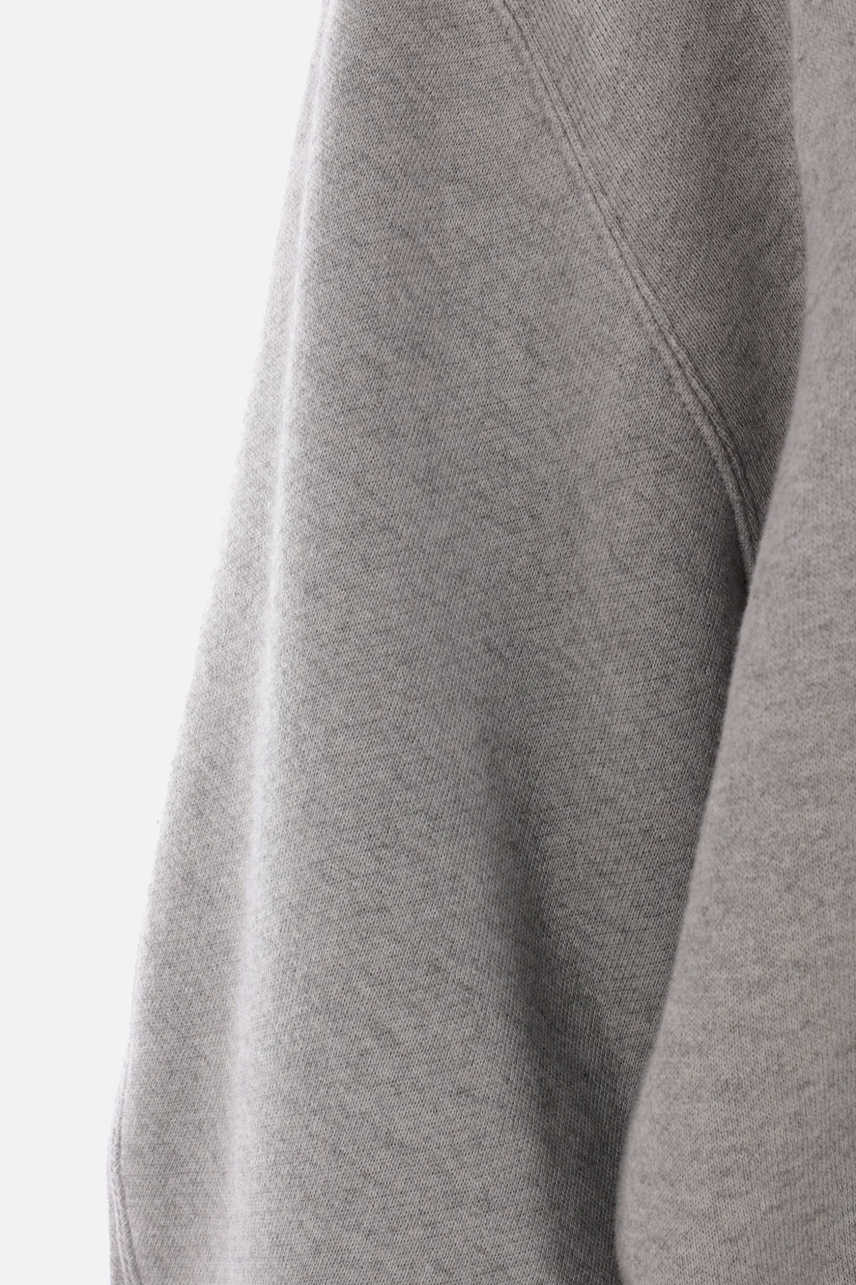 Topwear>LOEWE felpa full-zip Flamenco in jersey Grigio