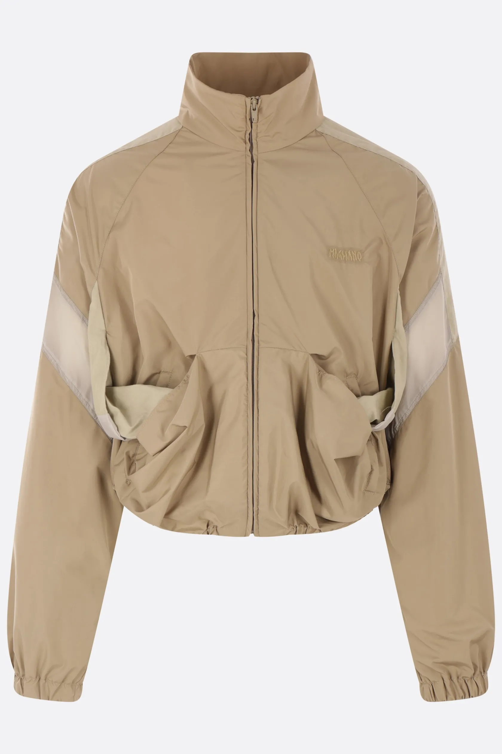 Topwear>MAGLIANO felpa full-zip Livello in nylon e cotone Neutro