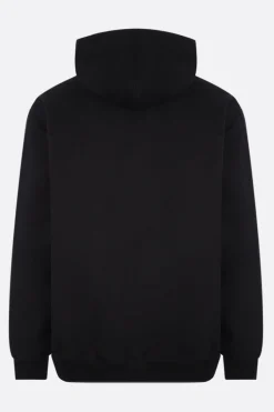 Topwear>DOUBLET X 10 CORSO COMO felpa in cotone ricamo logo Nero