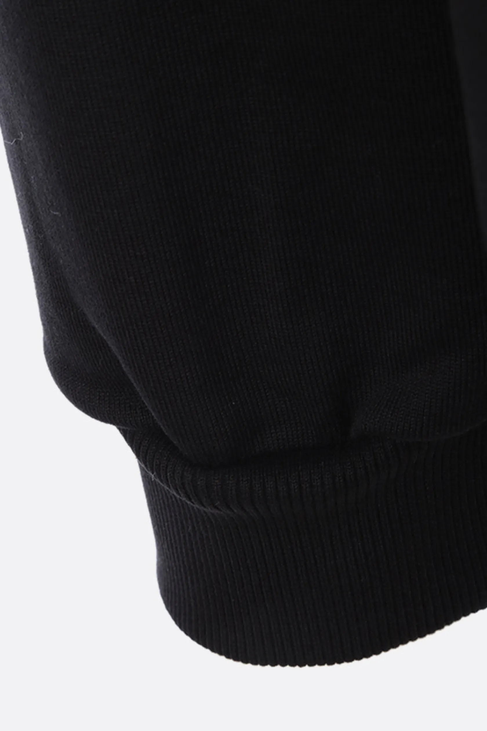 Topwear>DOUBLET X 10 CORSO COMO felpa in cotone ricamo logo Nero