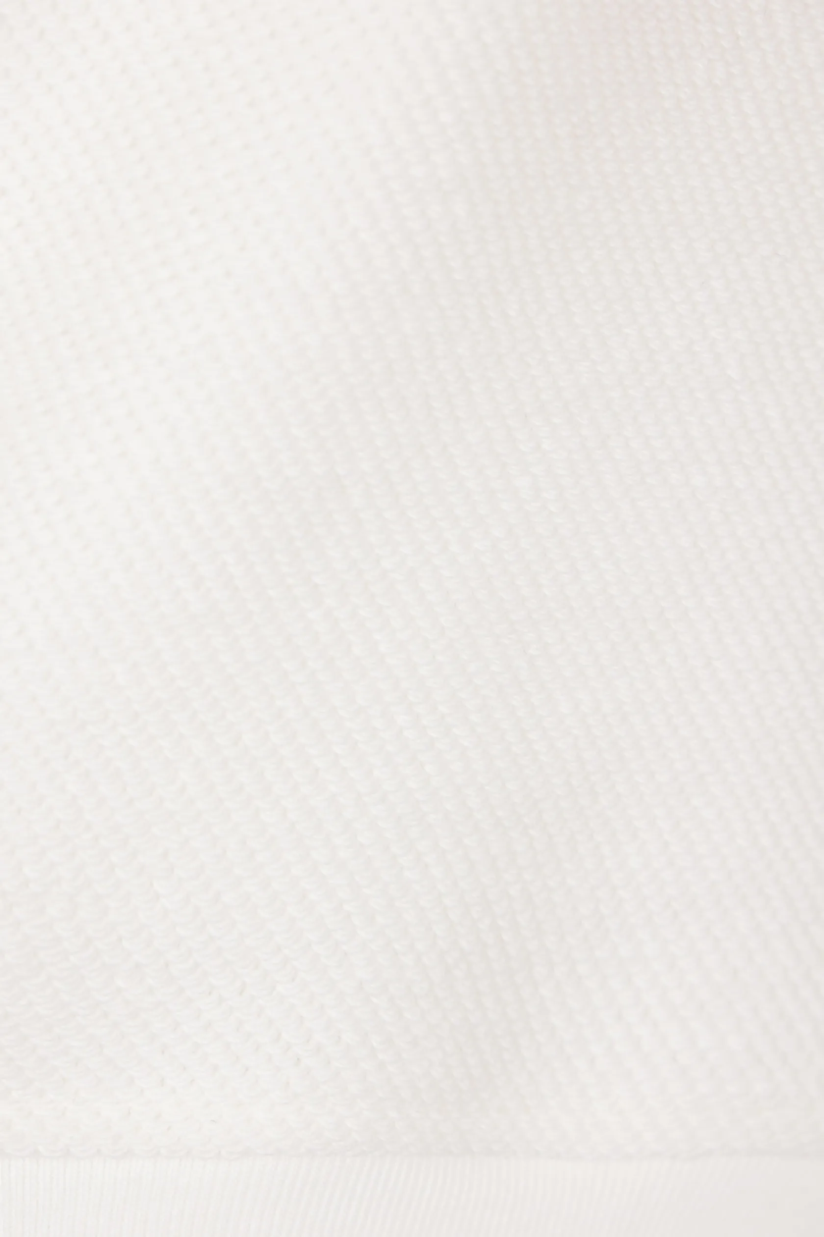 Topwear>THOM BROWNE felpa in jersey a rovescio Bianco