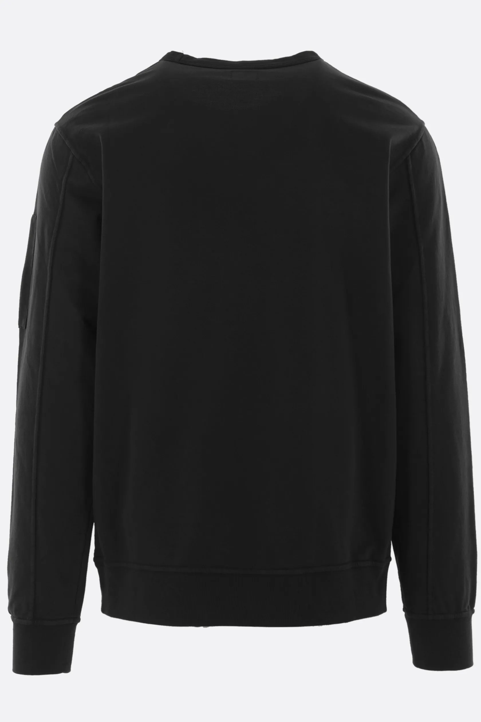 Topwear>C.P. COMPANY felpa in jersey leggero Nero