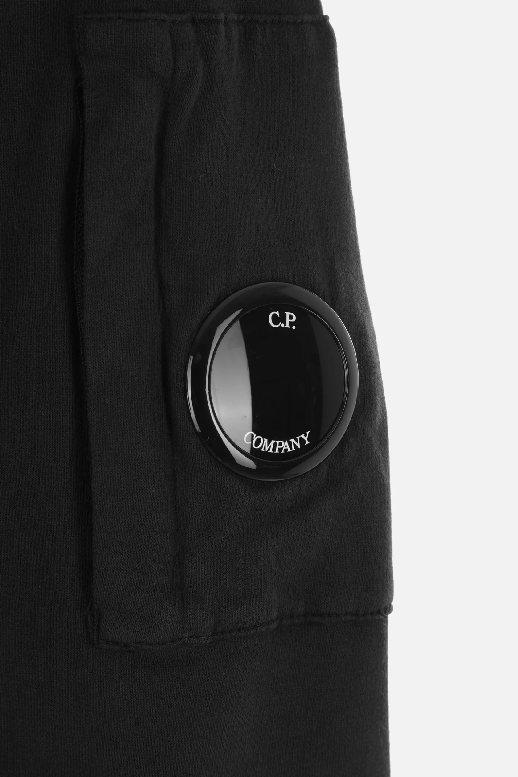 Topwear>C.P. COMPANY felpa in jersey leggero Nero