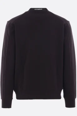 Topwear>C.P. COMPANY felpa Lens in jersey Nero