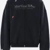 Topwear>MARTINE ROSE felpa Marlboro in jersey Nero