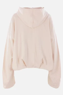 Topwear>DRIES VAN NOTEN felpa oversize Hannett in cotone Neutro