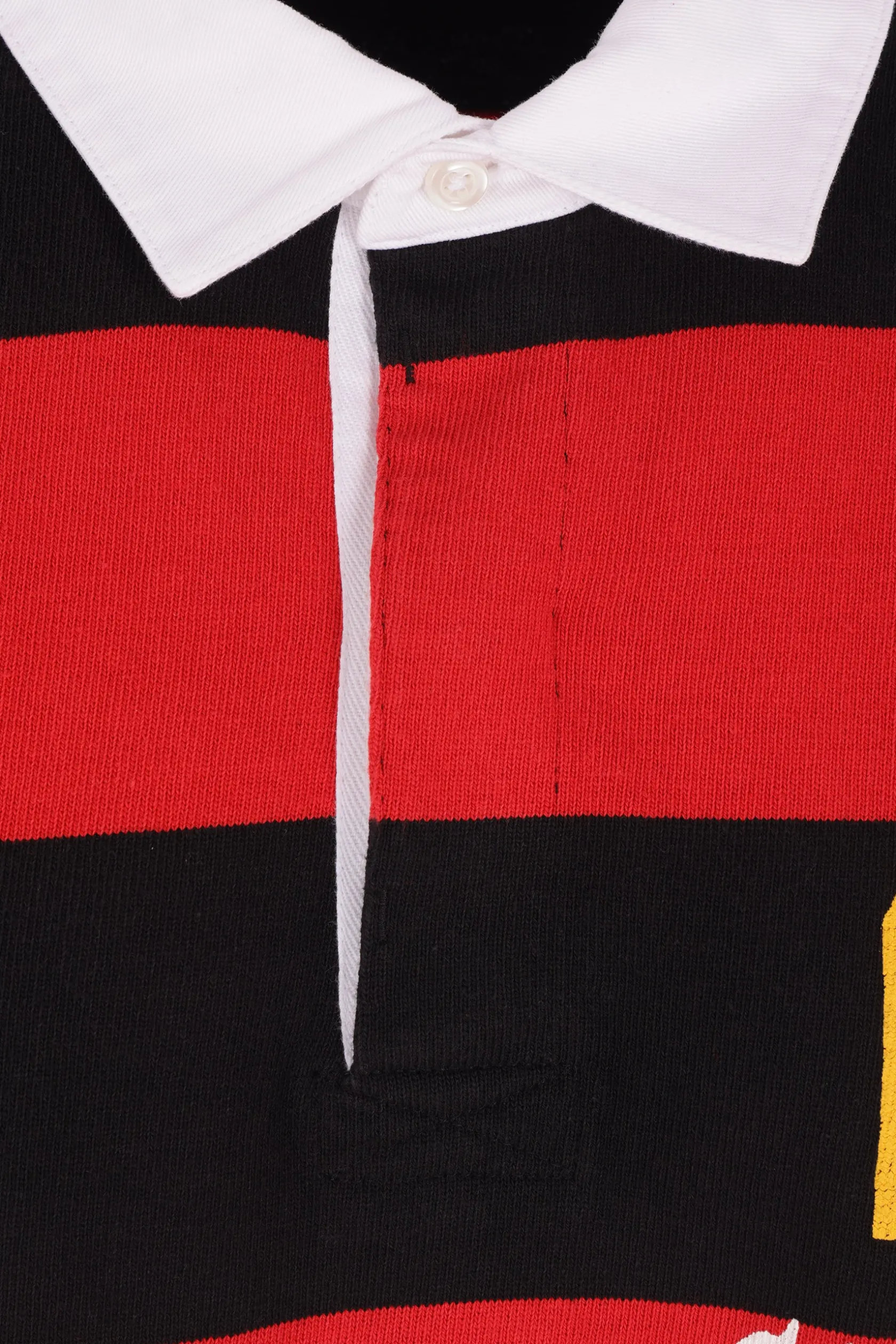 Topwear>VAQUERA felpa oversize Rugby in jersey a righe Rosso