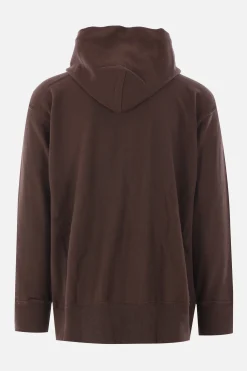 Topwear>UNDERCOVER felpa x Champion in cotone Marrone