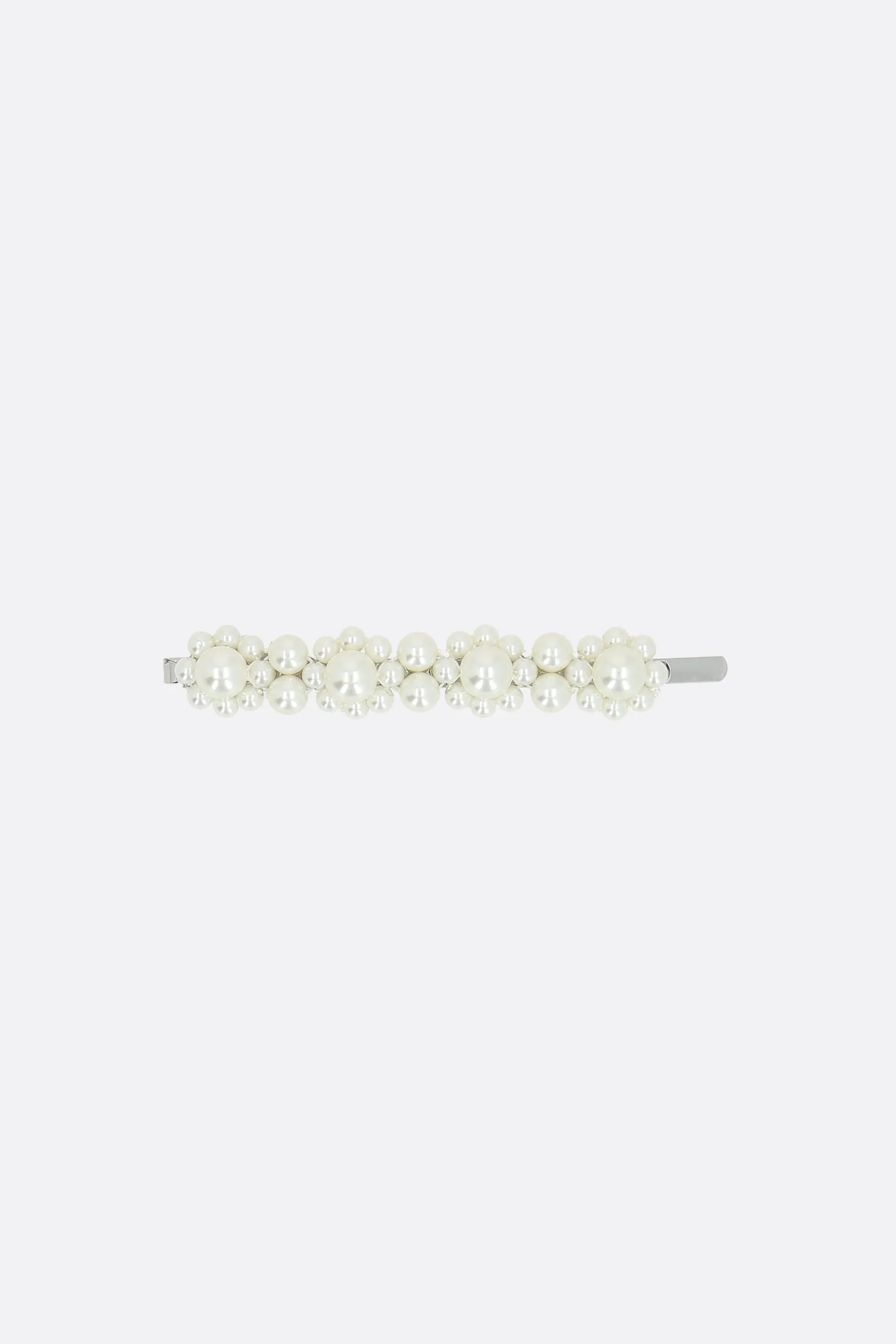 Accessori Da Indossare>SIMONE ROCHA fermaglio per capelli in ottone con perline Bianco