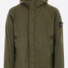 Capispalla>STONE ISLAND giacca a vento in Crinkle Reps NY Verde