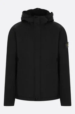 Capispalla>STONE ISLAND giacca a vento in Crinkle Reps NY Nero