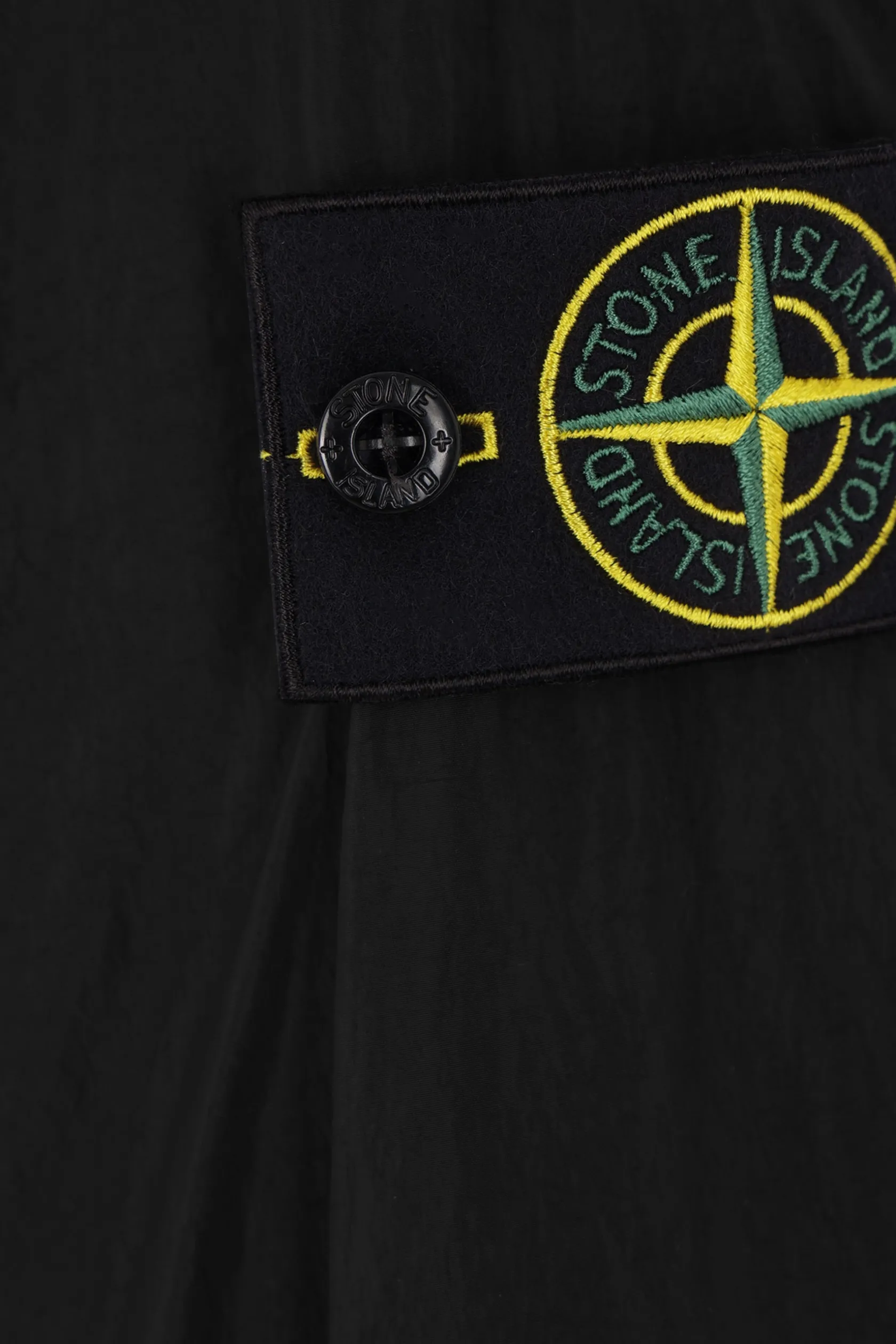 Capispalla>STONE ISLAND giacca a vento in Crinkle Reps NY Nero