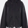 Capispalla>CECILIE BAHNSEN X THE NORTH FACE giacca a vento in nylon stampa floreale Nero