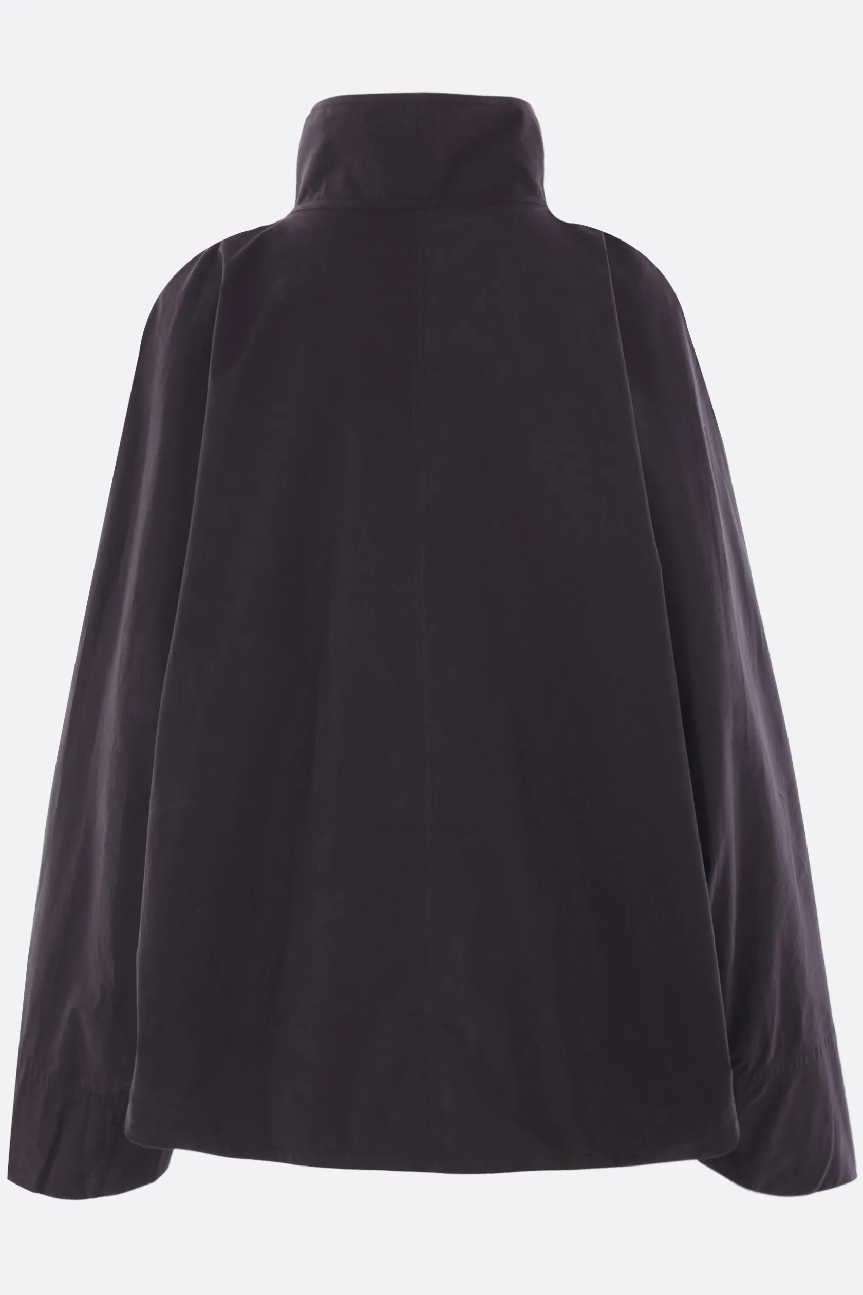 Capispalla>TOTEME giacca a vento oversize in misto cotone Nero