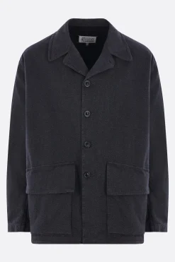 Capispalla>MAISON MARGIELA giacca caban in cotone Grigio