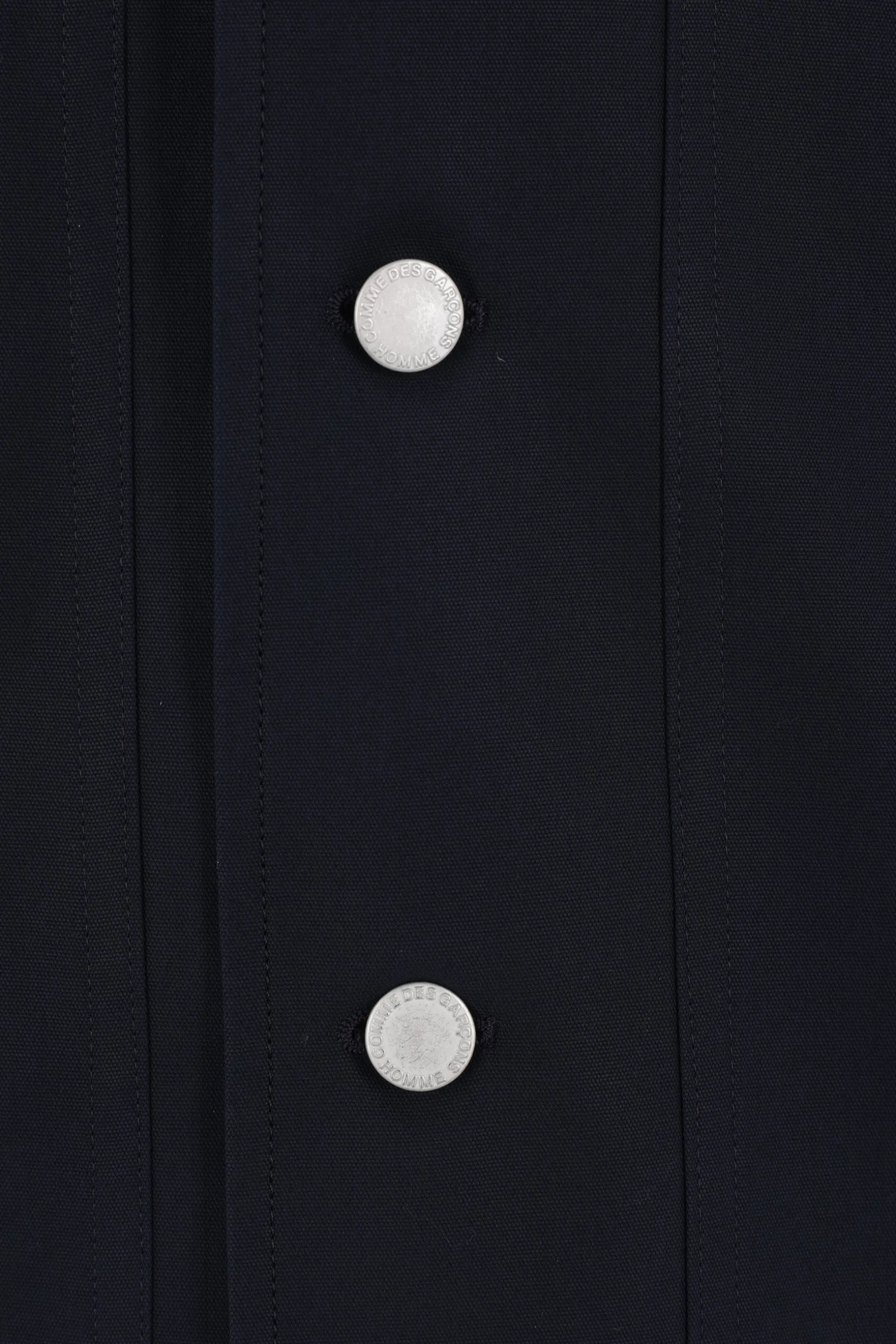 Capispalla>COMME DES GARÇONS HOMME giacca in lana a righe e tela Blu