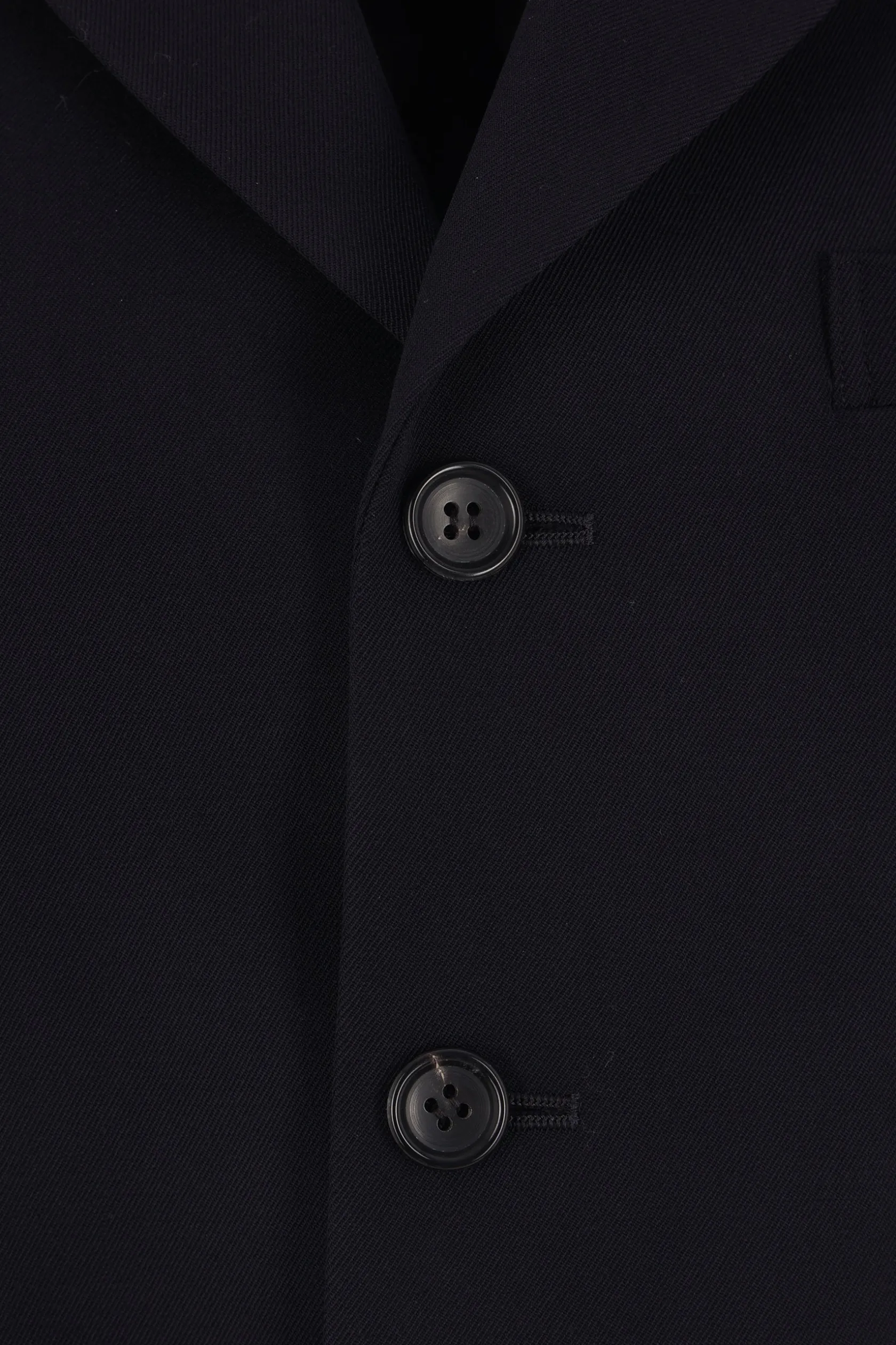 Capispalla>COMME DES GARÇONS COMME des GARÇONS giacca in lana con fondo destrutturato Blu