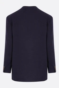 Capispalla>MAGLIANO giacca monopetto Acid in bouclé Blu