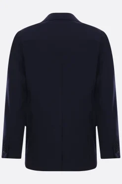 Capispalla>DRIES VAN NOTEN giacca monopetto Beeman in lana Blu