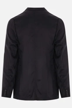 Capispalla>DRIES VAN NOTEN giacca monopetto Bilbo in twill Blu