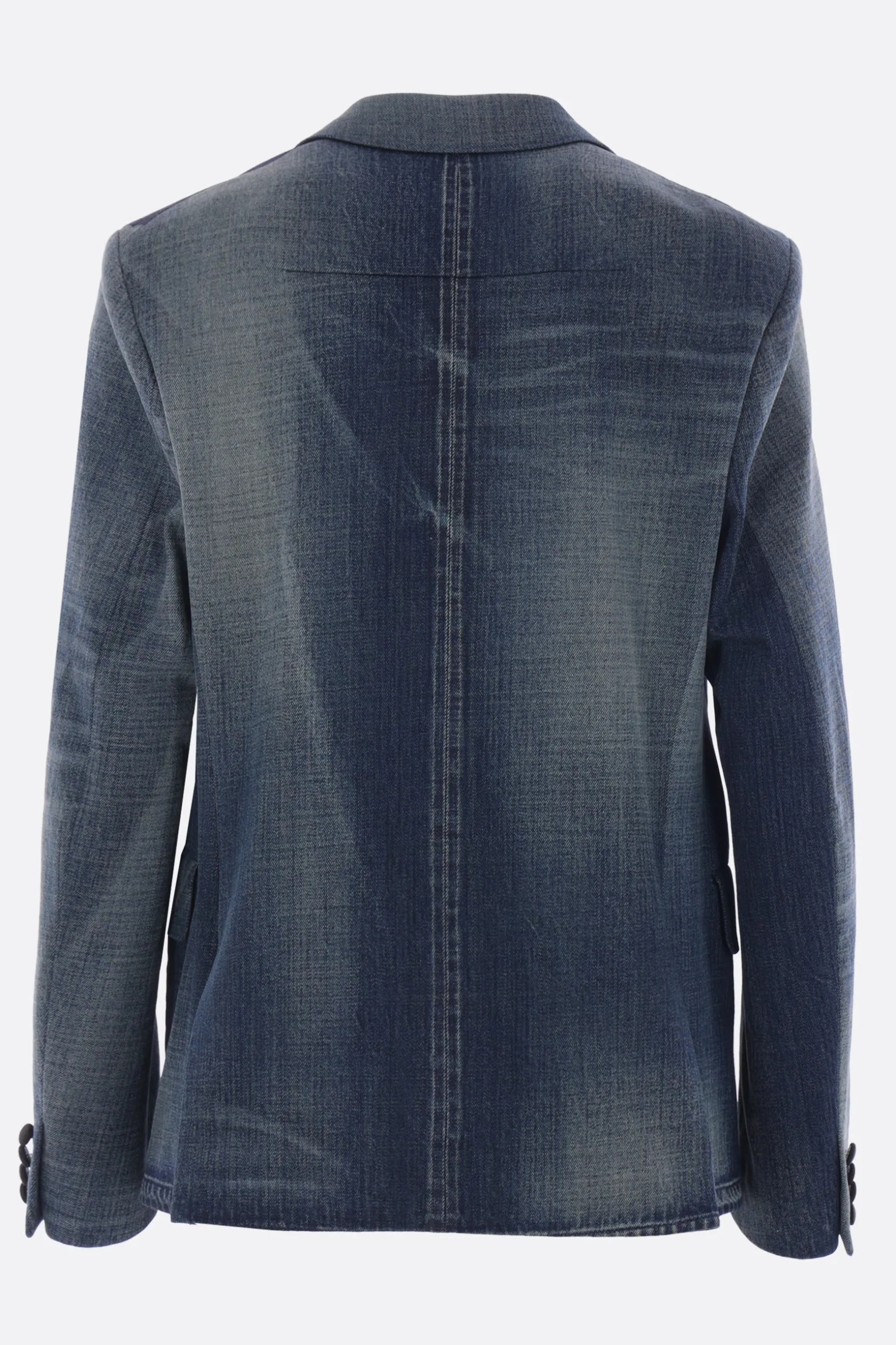Capispalla>JUNYA WATANABE MAN giacca monopetto in denim Blu