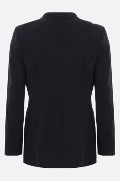 Capispalla>YOHJI YAMAMOTO giacca monopetto in lana Nero