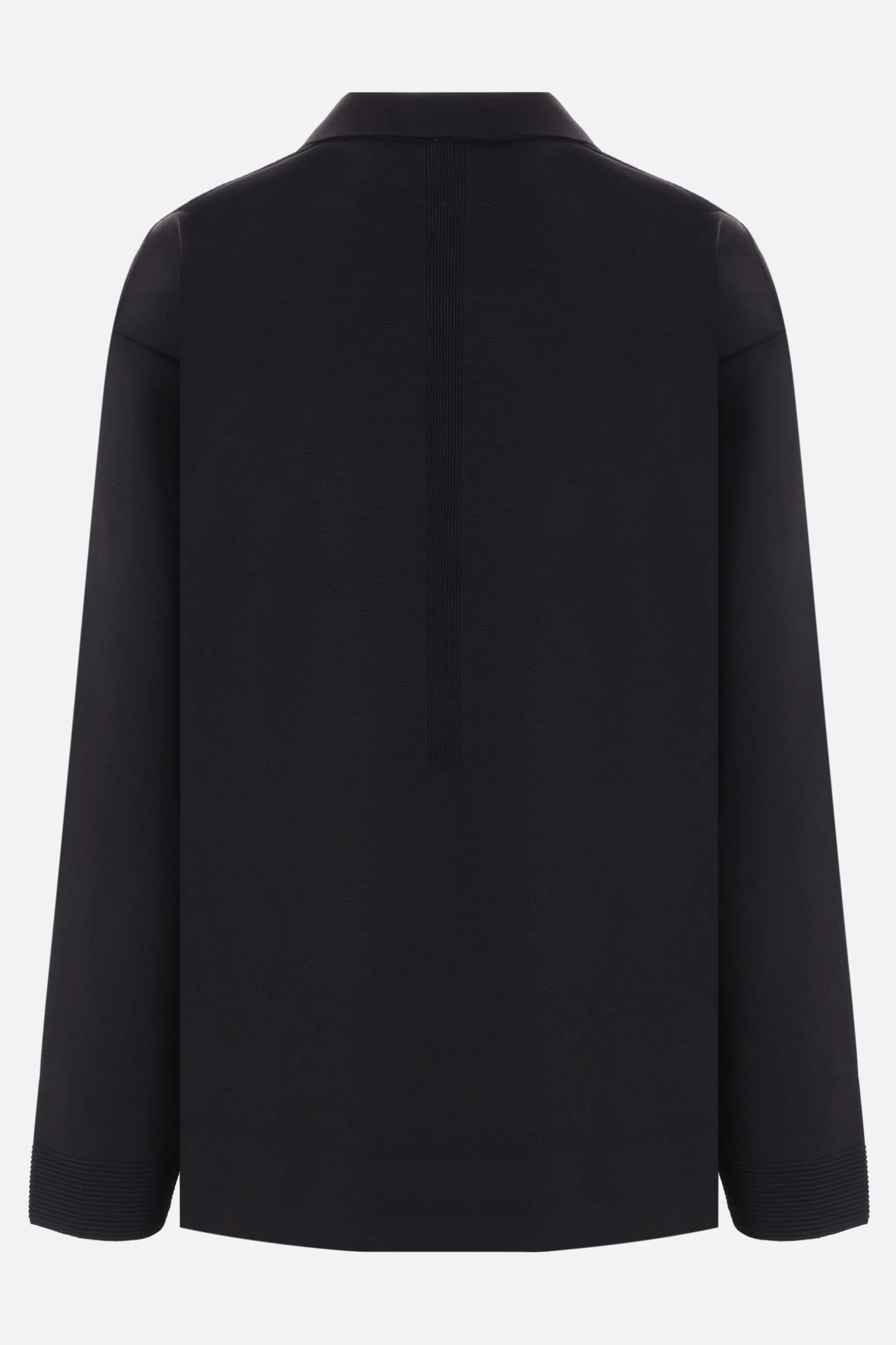 Capispalla>CFCL giacca monopetto in maglia Milano Nero