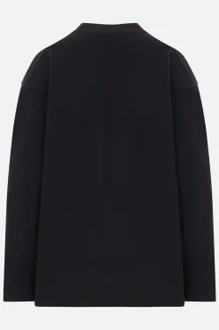 Capispalla>CFCL giacca monopetto in maglia Milano Nero