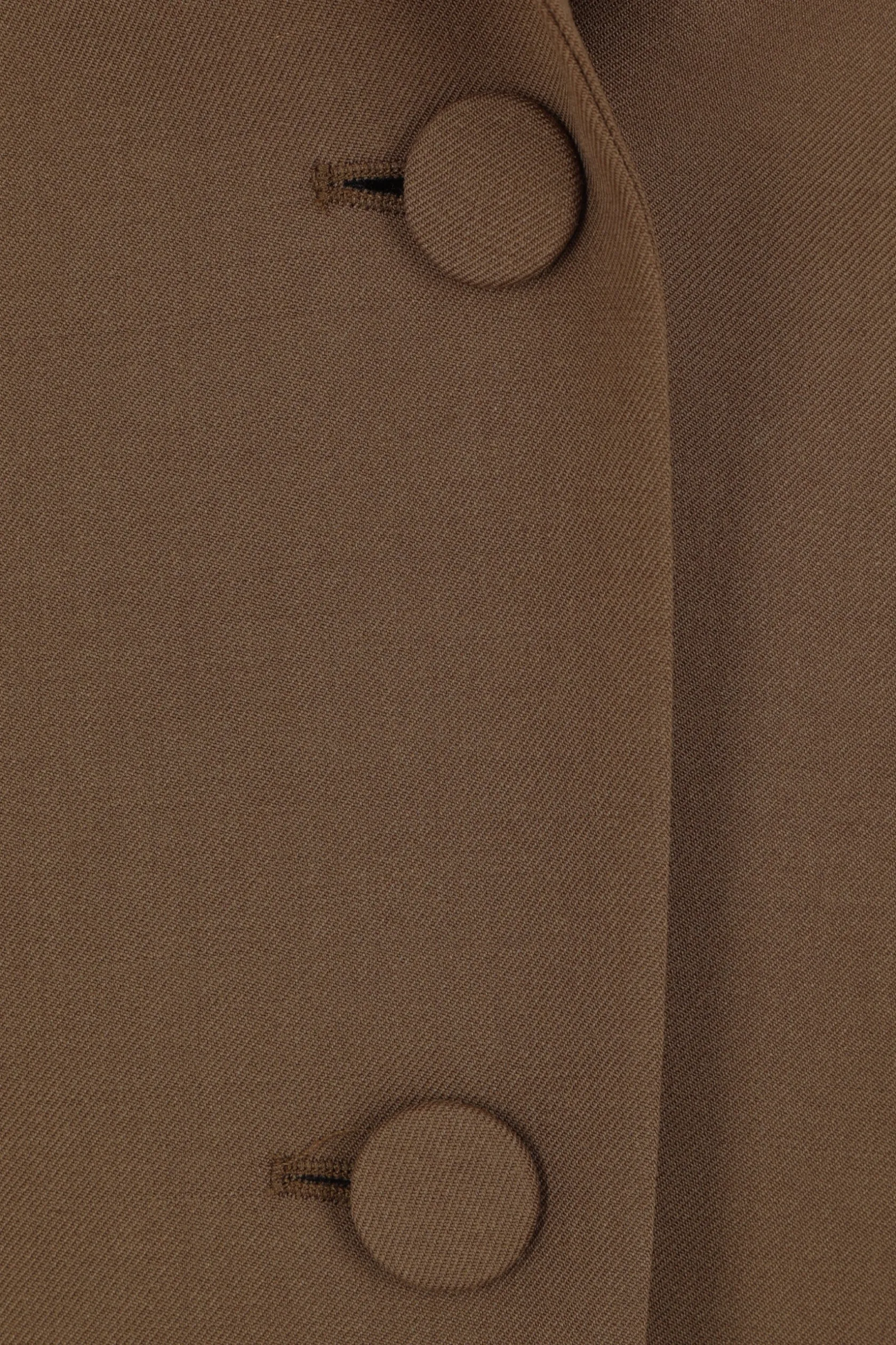 Capispalla>DRIES VAN NOTEN giacca oversize Basti in lana e mohair Marrone