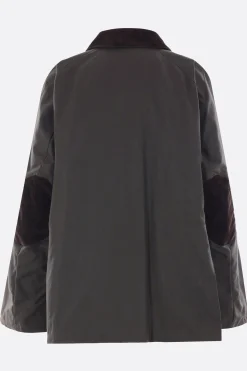 Capispalla>TOTEME giacca oversize in cotone cerato Verde