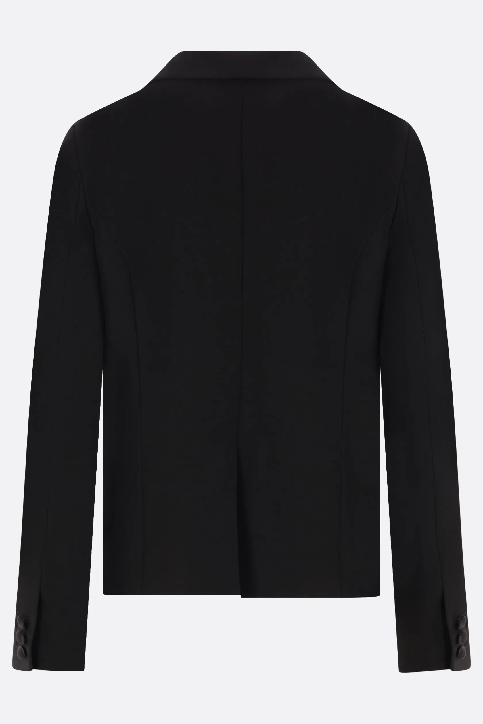 Capispalla>NOIR KEI NINOMIYA giacca smoking in lana mohair Nero