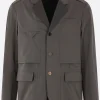 Capispalla>UNDERCOVER giacca utility in gabardine Grigio