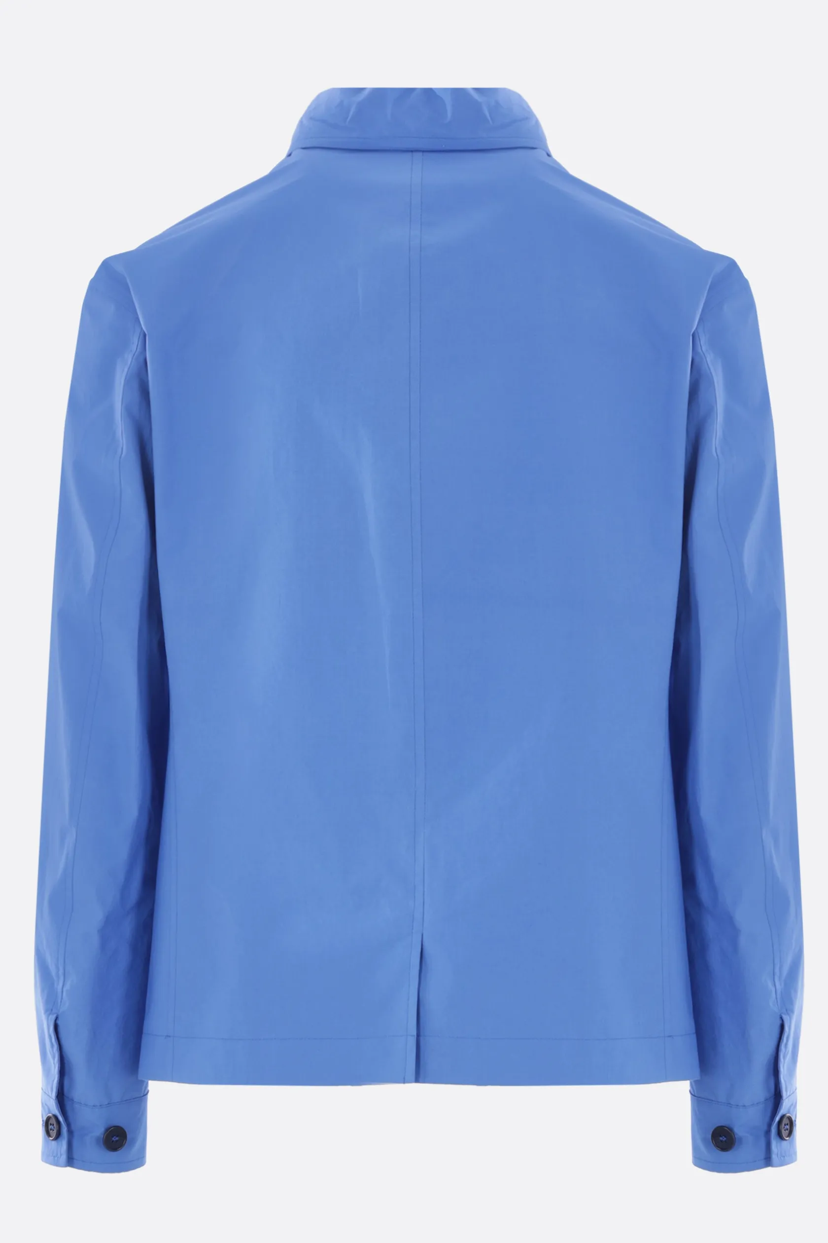 Capispalla>META CAMPANIA COLLECTIVE giacca-camicia in popeline Blu