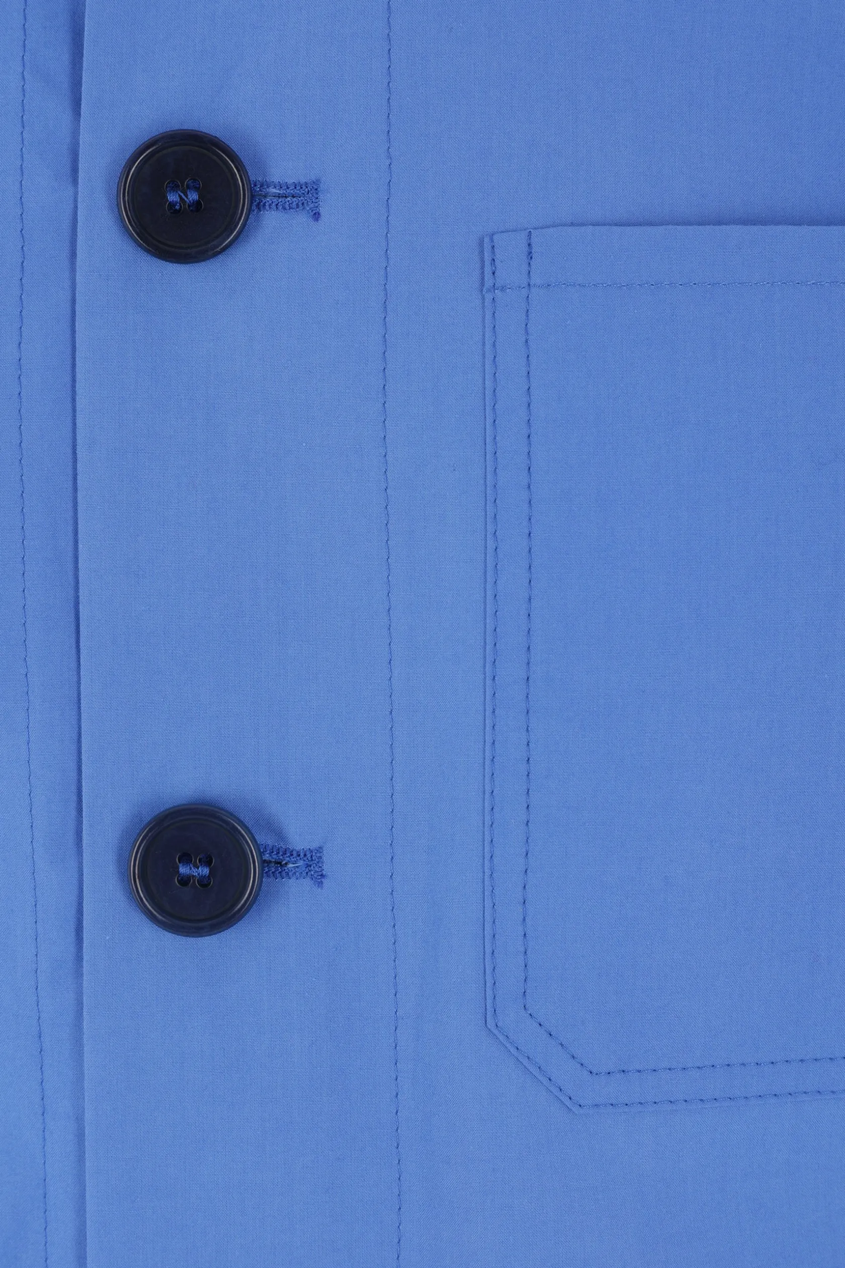 Capispalla>META CAMPANIA COLLECTIVE giacca-camicia in popeline Blu