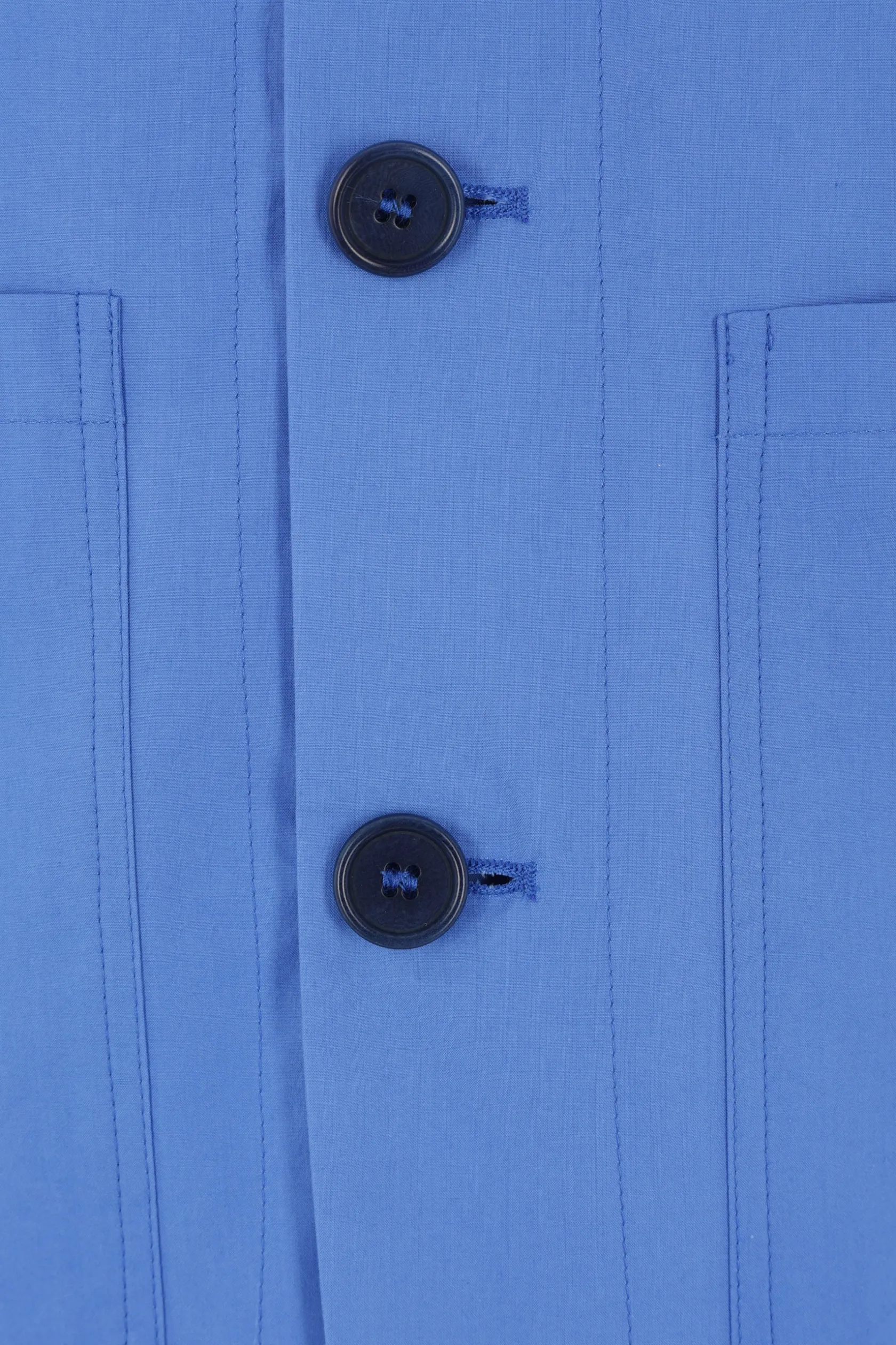 Capispalla>META CAMPANIA COLLECTIVE giacca-camicia in popeline Blu