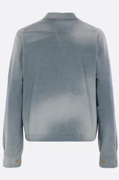 Capispalla>TAIGA TAKAHASHI giacca-camicia Palaka in cotone Blu
